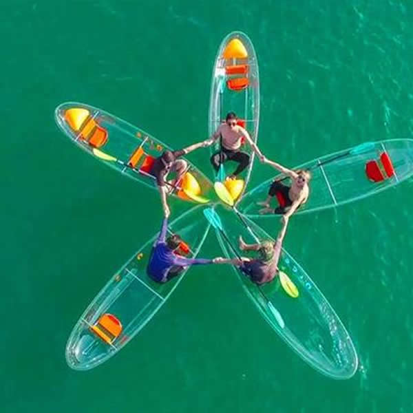 Transparent kayak